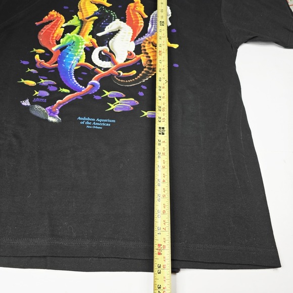 Vintage Audubon Aquarium of the Americas New Orleans Seahorse Shirt Size XXL - Picture 10 of 12